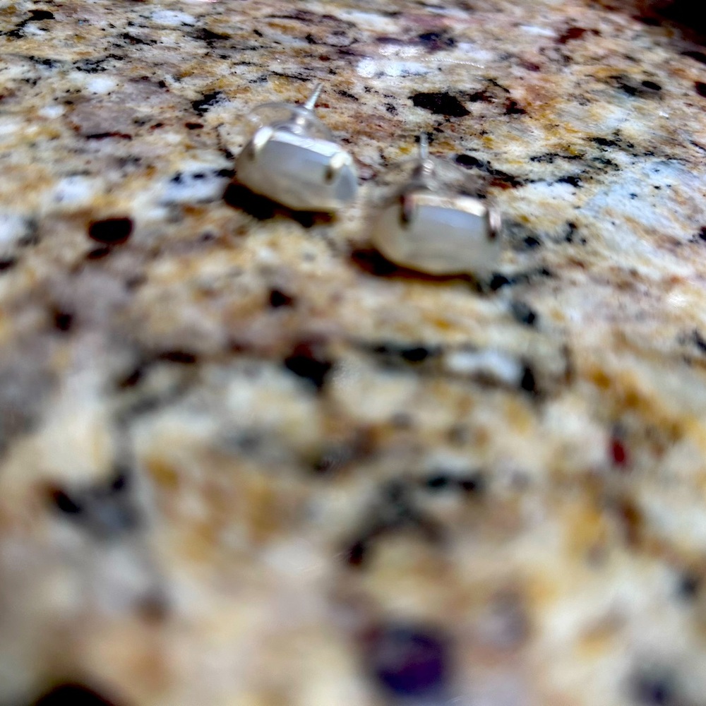 Kendra white earrings